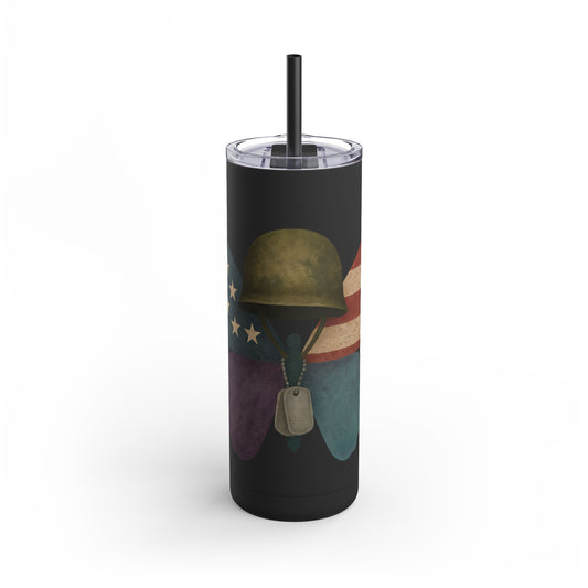 Patriotic Butterfly Tumbler