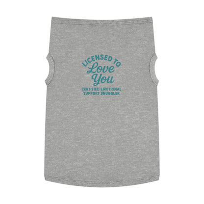 "Licensed to Love You" Pet Tank Top