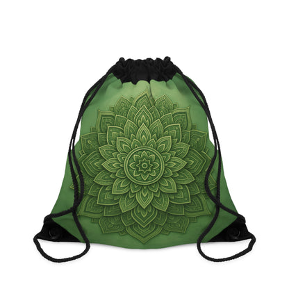 Sage Strength Mandala Drawstring Bag