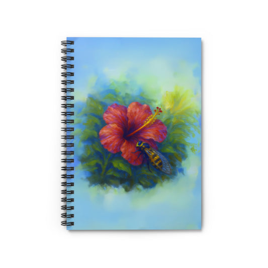 Killer Vibes, Tender Touch (Vibrant Flower) Spiral Notebook Journal