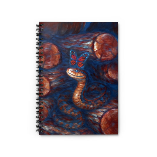 Snakes are Beauty in the Woodpile Spiral Notebook Journal