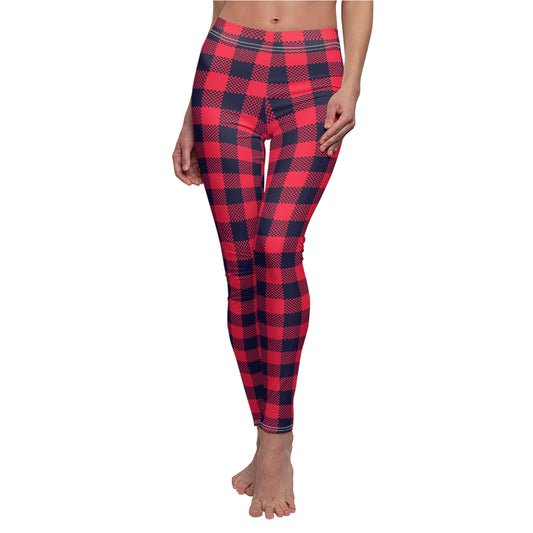 Red Gingham Leggings