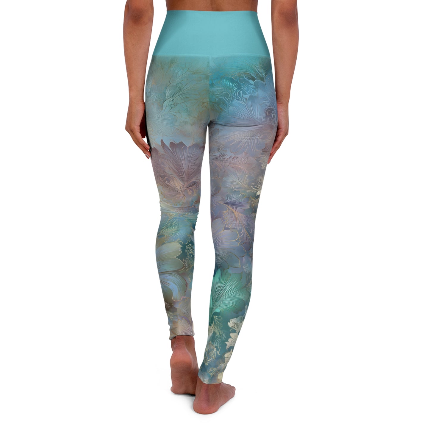 Strange Blooms High-Waisted Yoga Leggings