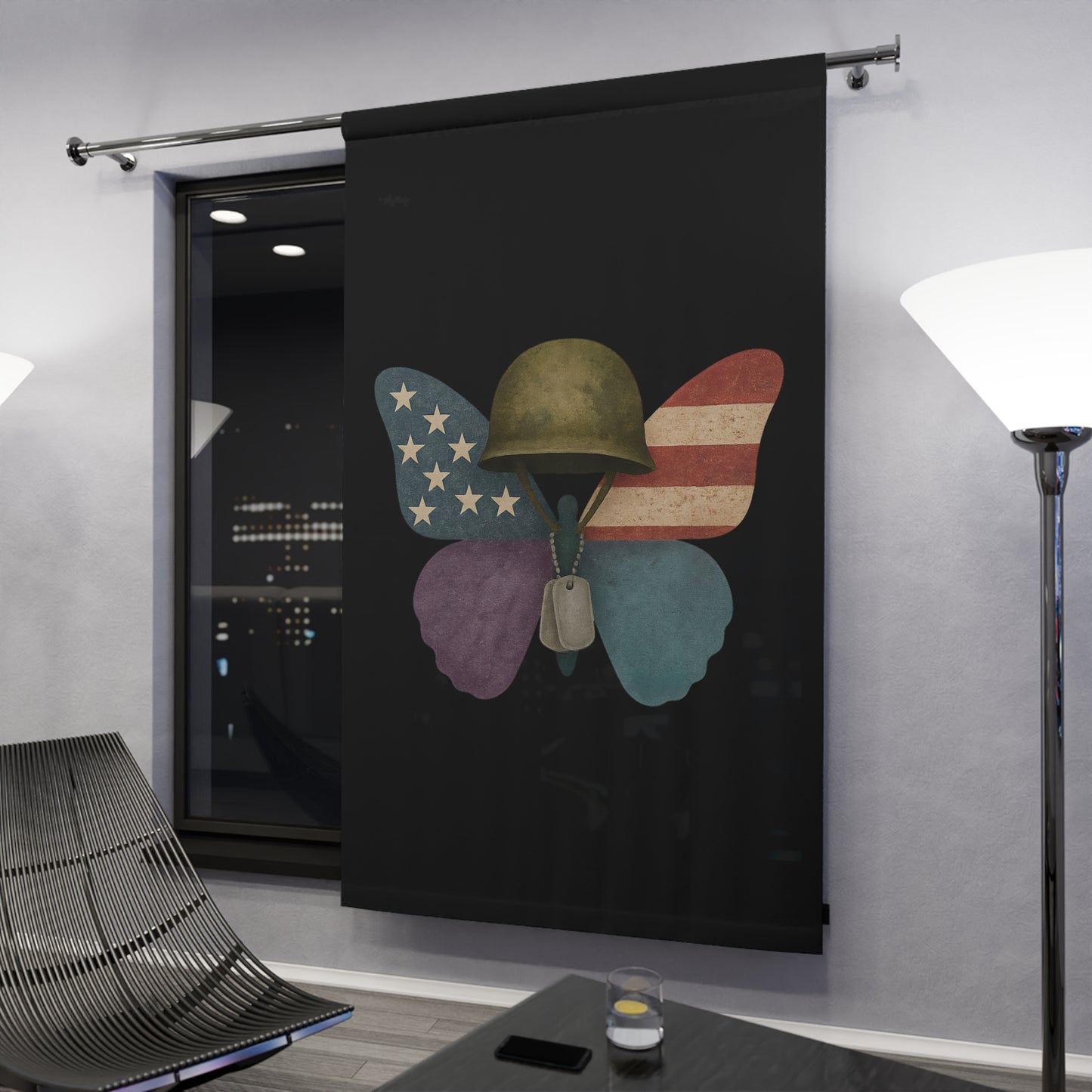 Wings of Honor Blackout Window Curtains
