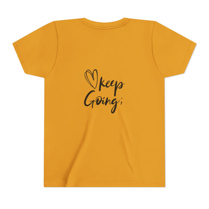 Inspiring Youth Tee: You Matter, Keep Going - Motivational T-Shirt for Kids, Positive Vibes, Birthday Gift, Back-to-School, Everyday Wear