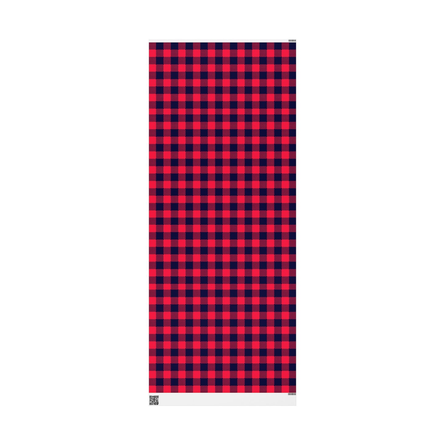 Red Plaid Gift Wrapping Paper