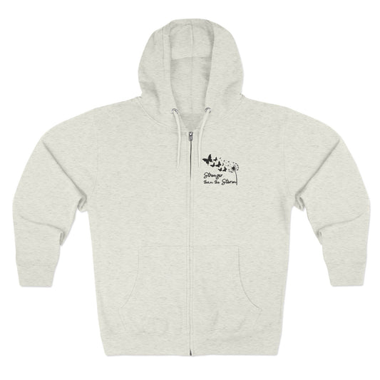 Stronger than the Storm Unisex Zip Hoodie