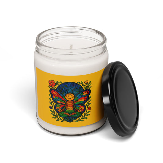 Meditating Butterfly Scented Soy Candle