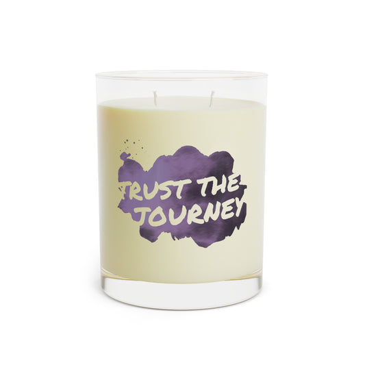 "Trust the Journey" 11 oz Glass Soy Scented Candle