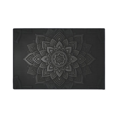 Zen in Black & White Heavy Duty Floor Mat