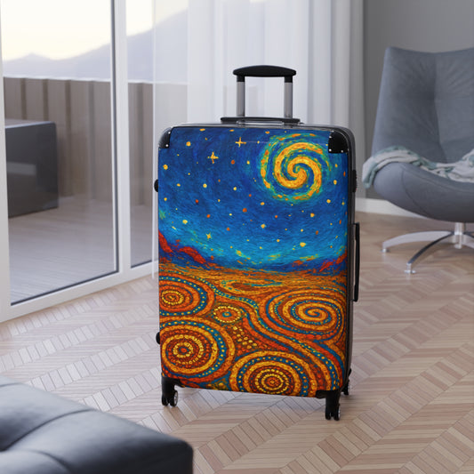 Sacred Patterns Spinner Suitcase
