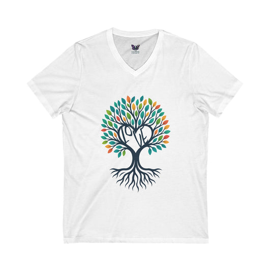 Growing Love Tree V-Neck Tee