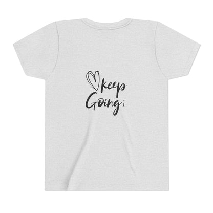 Inspiring Youth Tee: You Matter, Keep Going - Motivational T-Shirt for Kids, Positive Vibes, Birthday Gift, Back-to-School, Everyday Wear