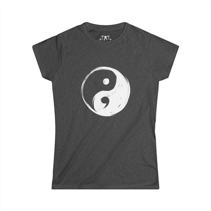 Yin Yang Semicolon Soft Style Tee
