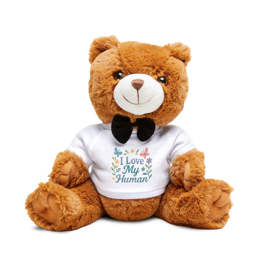 "I Love My Human" Teddy Bear