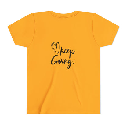 Inspiring Youth Tee: You Matter, Keep Going - Motivational T-Shirt for Kids, Positive Vibes, Birthday Gift, Back-to-School, Everyday Wear