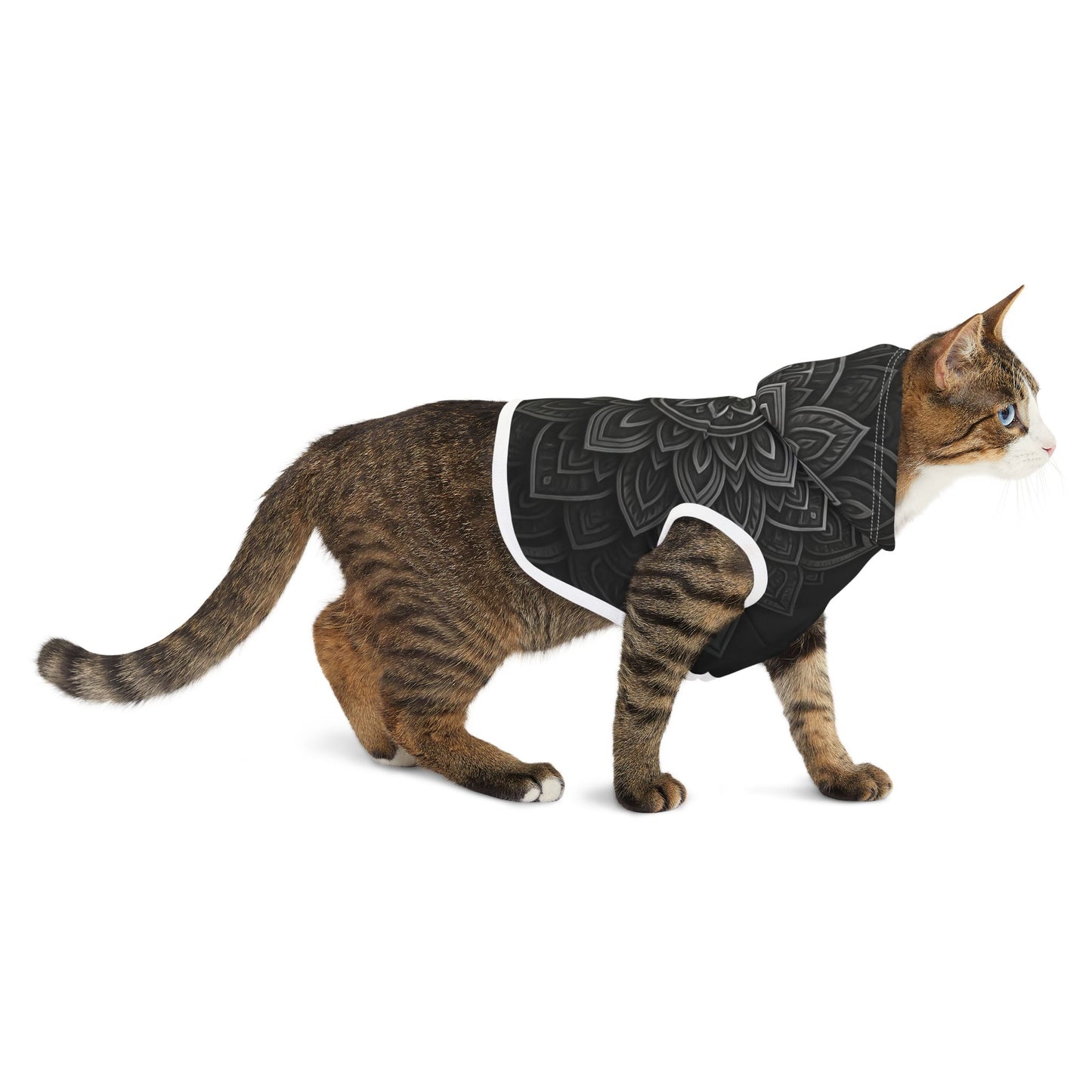 Zen in Black and White Pet Hoodie