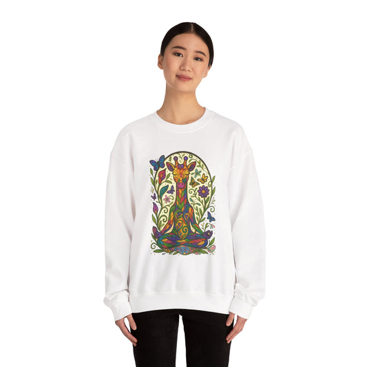 Meditating Giraffe Sweatshirt