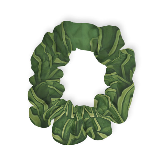 Sage Strength Mandala Satin Scrunchie