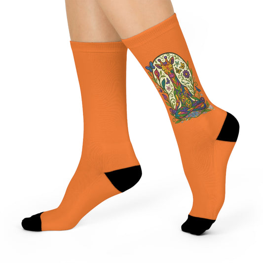 Meditating Giraffe High-Vis Socks