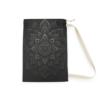 Zen in Black & White Laundry Bag