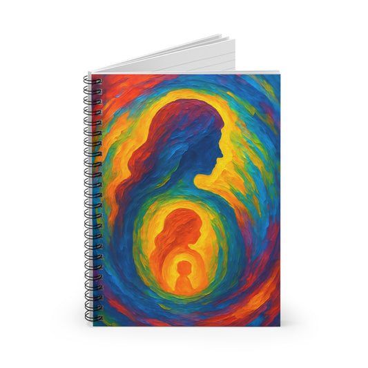 Colorful Reflection Spiral Notebook