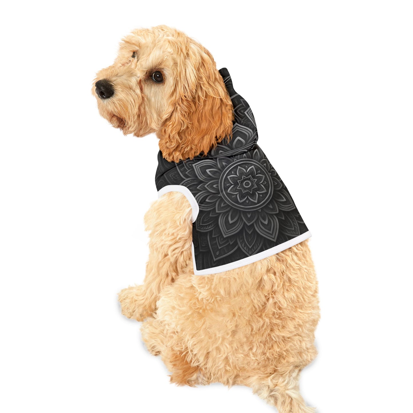 Zen in Black and White Pet Hoodie