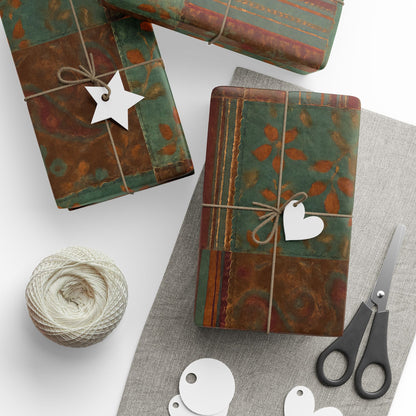 Boho Patchwork Gift Wrapping Paper