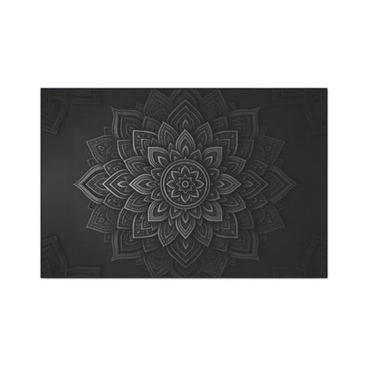 Zen in Black & White Heavy Duty Floor Mat