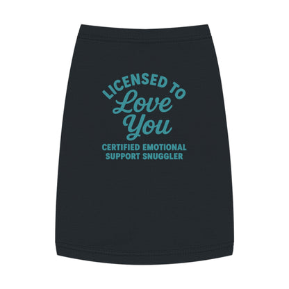 "Licensed to Love You" Pet Tank Top