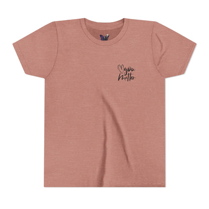 Inspiring Youth Tee: You Matter, Keep Going - Motivational T-Shirt for Kids, Positive Vibes, Birthday Gift, Back-to-School, Everyday Wear