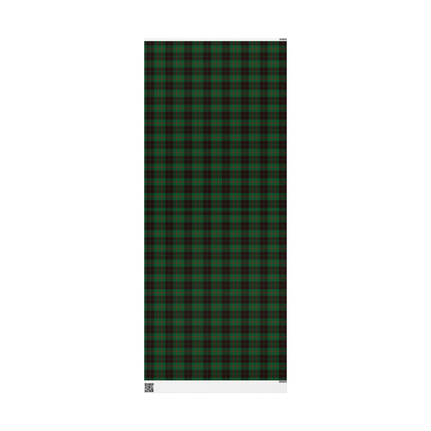 Green Plaid Gift Wrapping Paper