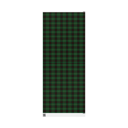 Green Plaid Gift Wrapping Paper