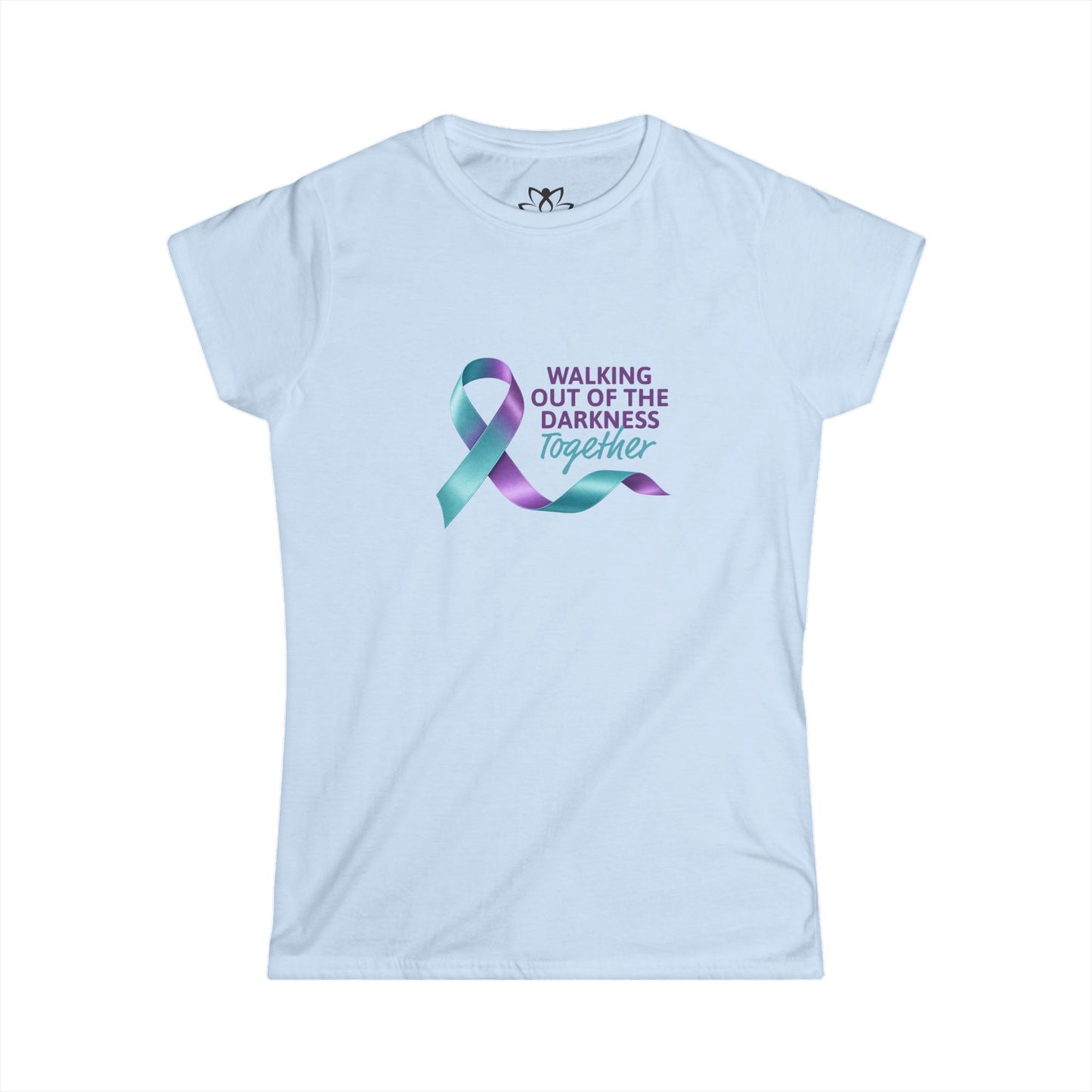 "Walking Out of the Darkness Together" Soft Style Tee