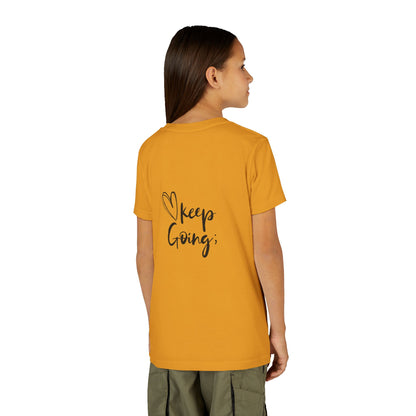 Inspiring Youth Tee: You Matter, Keep Going - Motivational T-Shirt for Kids, Positive Vibes, Birthday Gift, Back-to-School, Everyday Wear