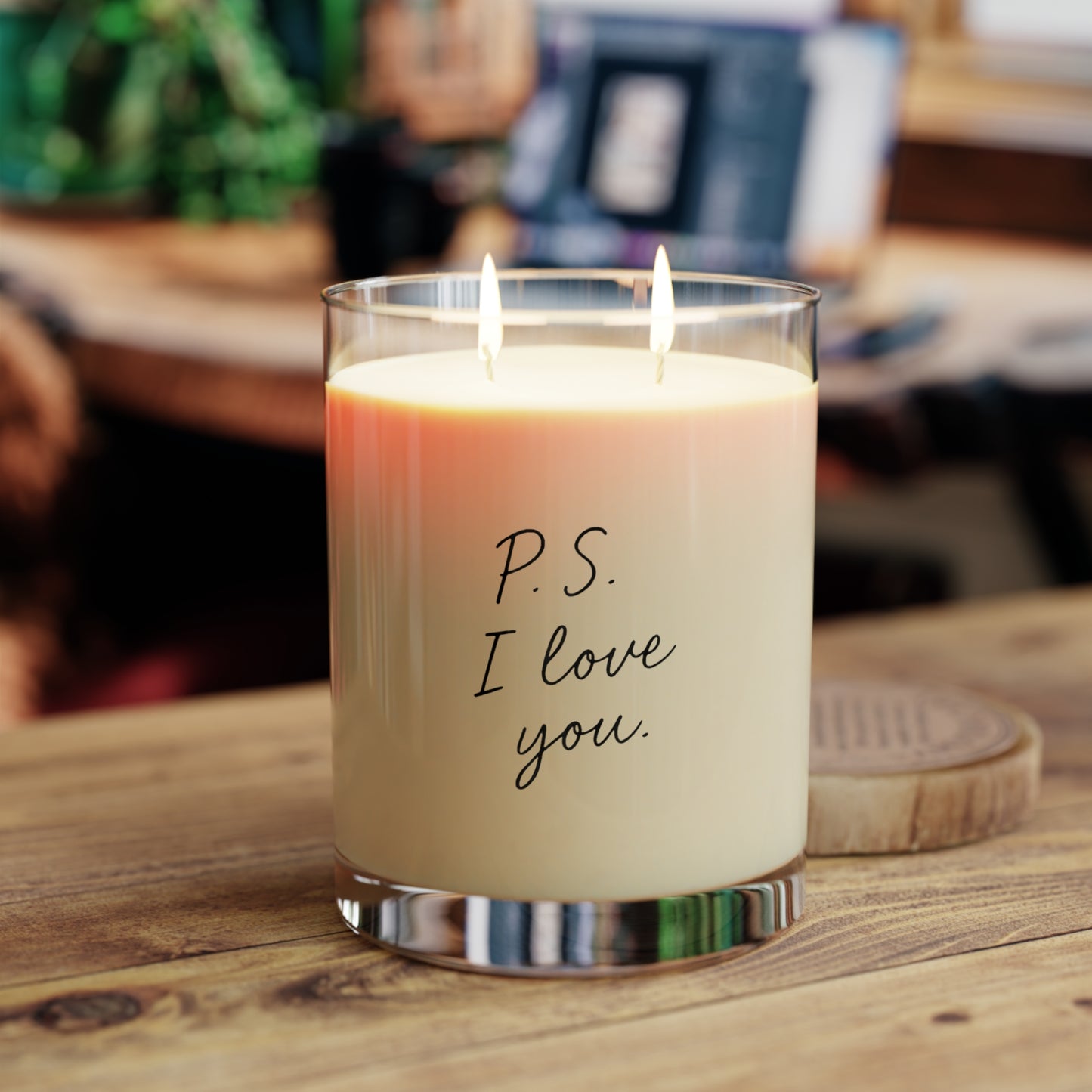 "P.S. I Love You" 11 oz Glass Soy Scented Candle