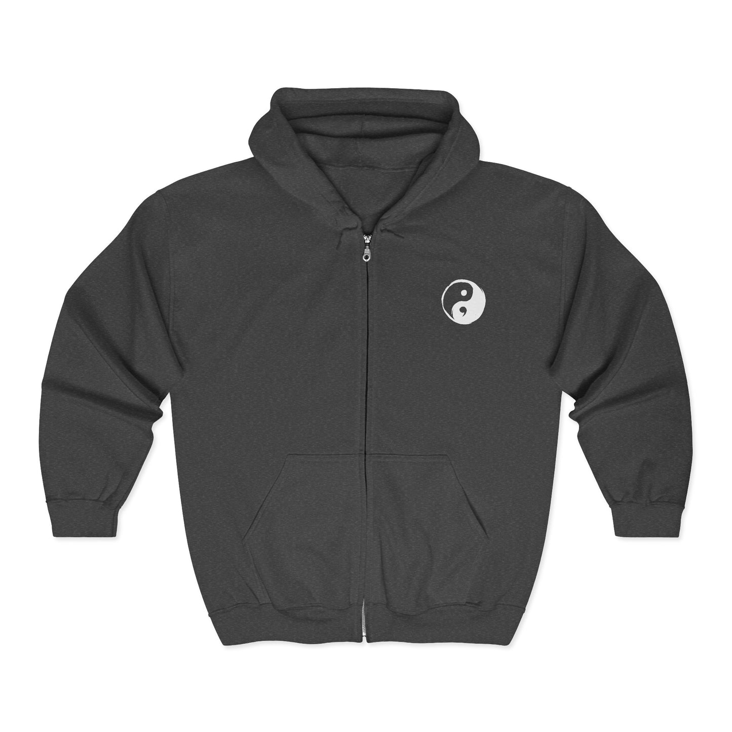 Semicolon Yen Yang Unisex Full Zip Hoodie