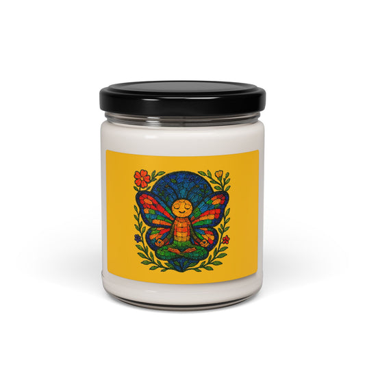 Meditating Butterfly Scented Soy Candle