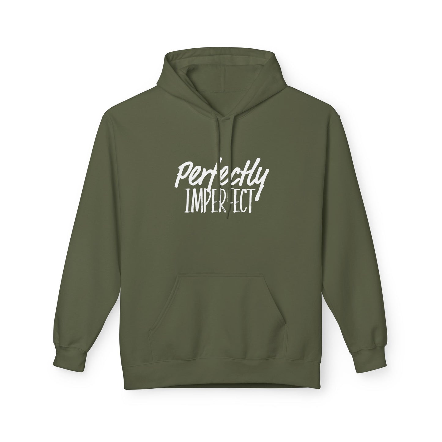 "Perfectly Imperfect" Unisex Fleece Hoodie