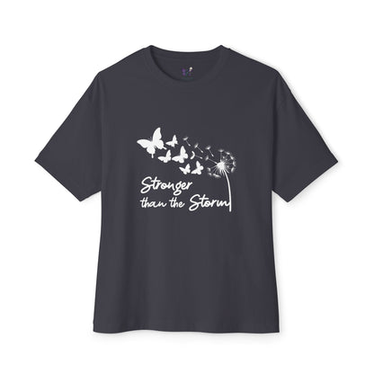 Stronger than the Storm Unisex Oversized Boxy Tee