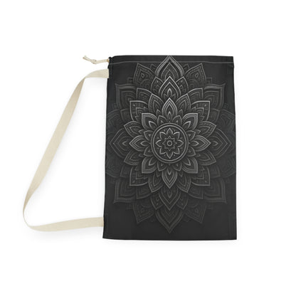 Zen in Black & White Laundry Bag