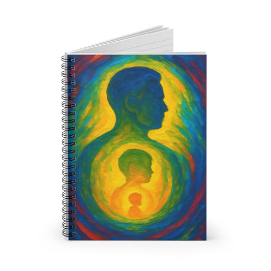 Colorful Reflection Spiral Notebook