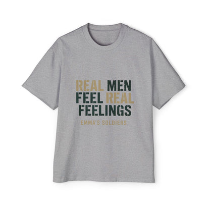 Real Men Real Feelings Oversized Tee