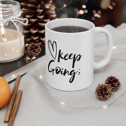 "Keep Going" Ceramic Mug
