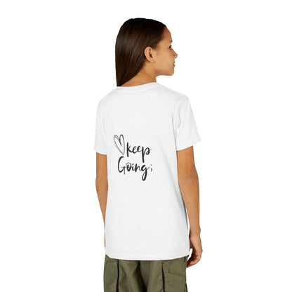 Inspiring Youth Tee: You Matter, Keep Going - Motivational T-Shirt for Kids, Positive Vibes, Birthday Gift, Back-to-School, Everyday Wear