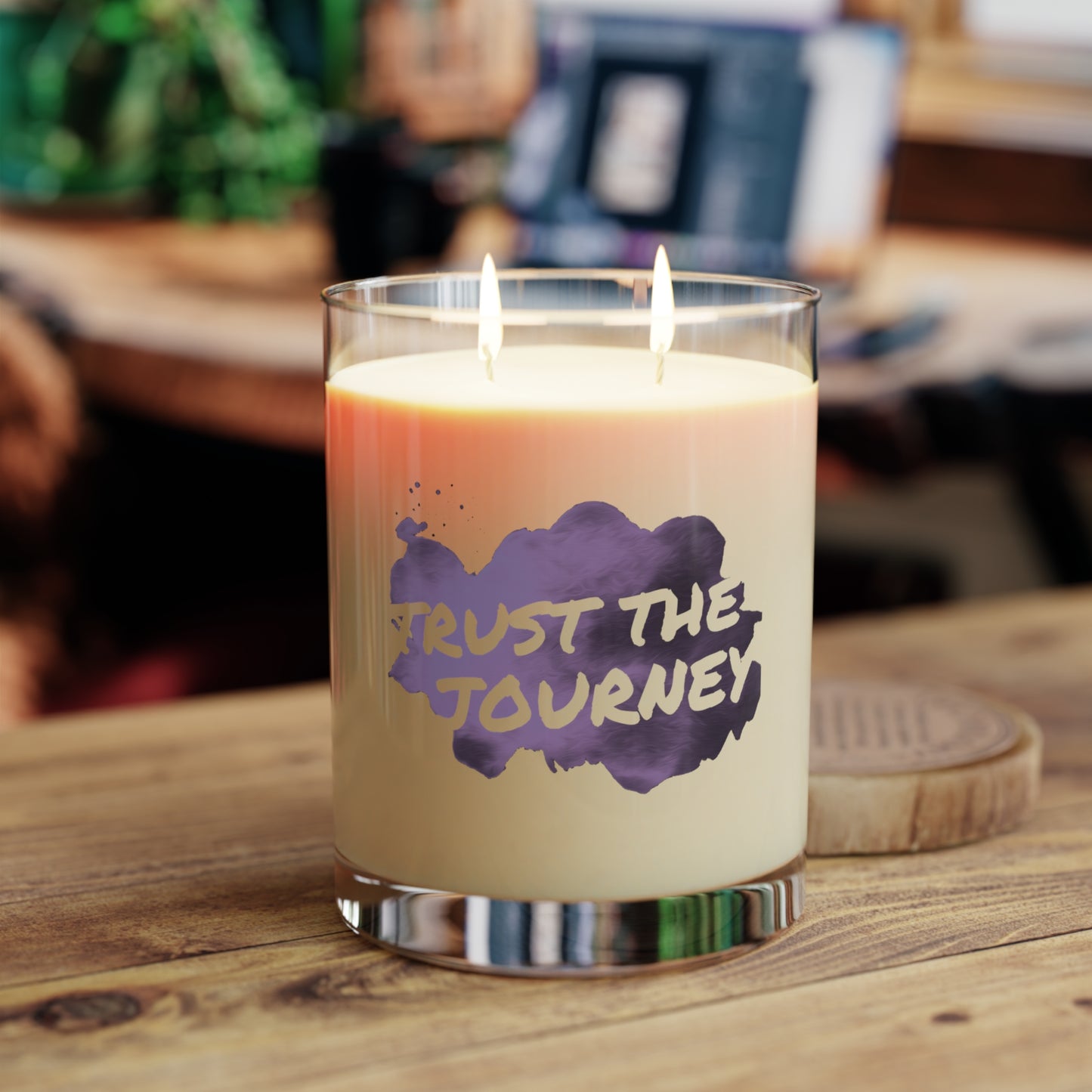 "Trust the Journey" 11 oz Glass Soy Scented Candle