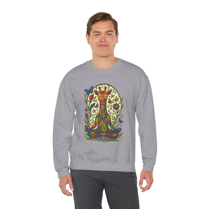 Meditating Giraffe Sweatshirt