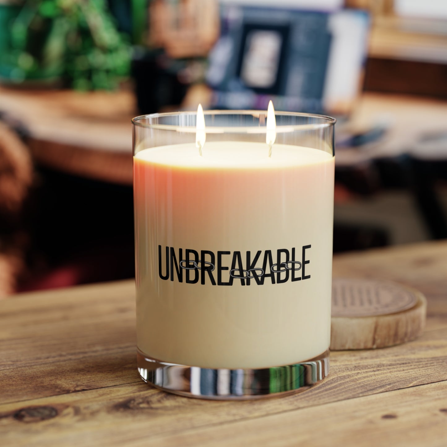"Unbreakable" 11 oz Glass Soy Scented Candle