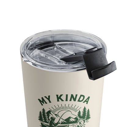 "My Kinda Therapy" Fisherman's Tumbler