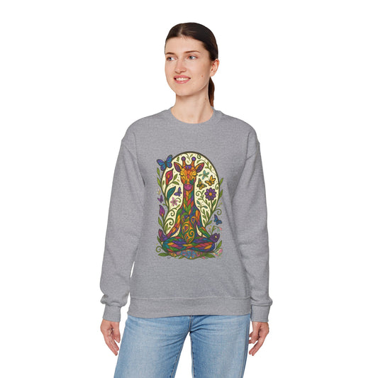 Meditating Giraffe Sweatshirt